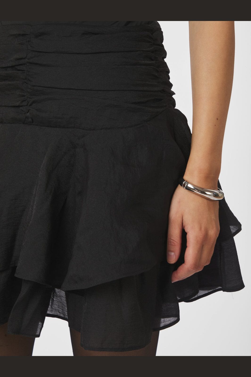 Neo Noir - Janie Frill Skirt 167071 - 100 - Black