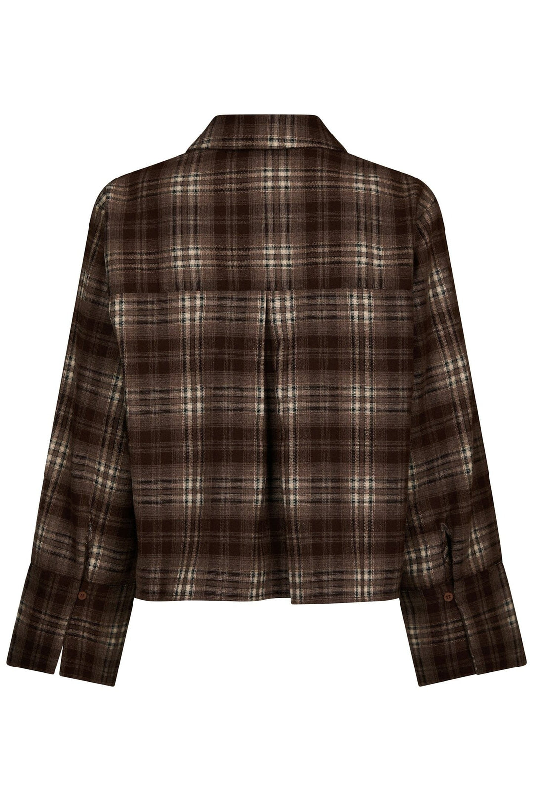 Neo Noir - Jaylin Flannel Check Shirt 171705 - 189 - Warm Grey Skjorter 