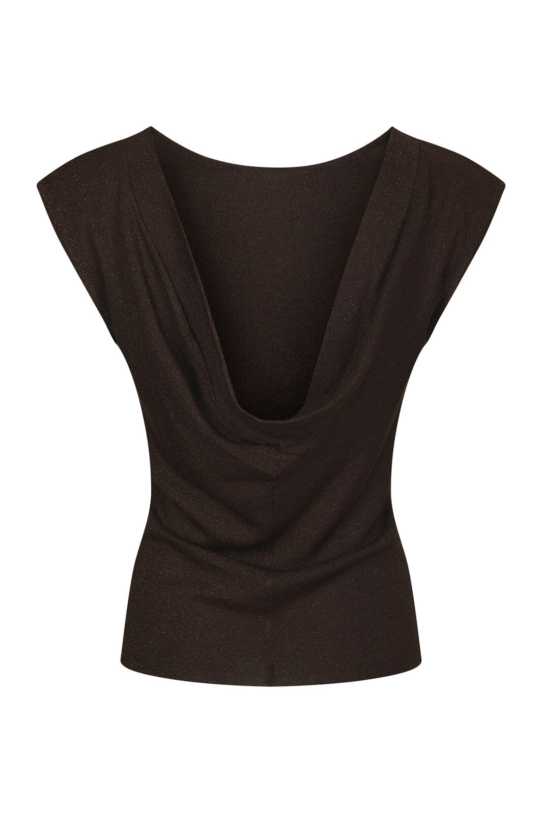 Neo Noir - Lauren Glitter Knit Top 171191 - 676 - Dark Brown