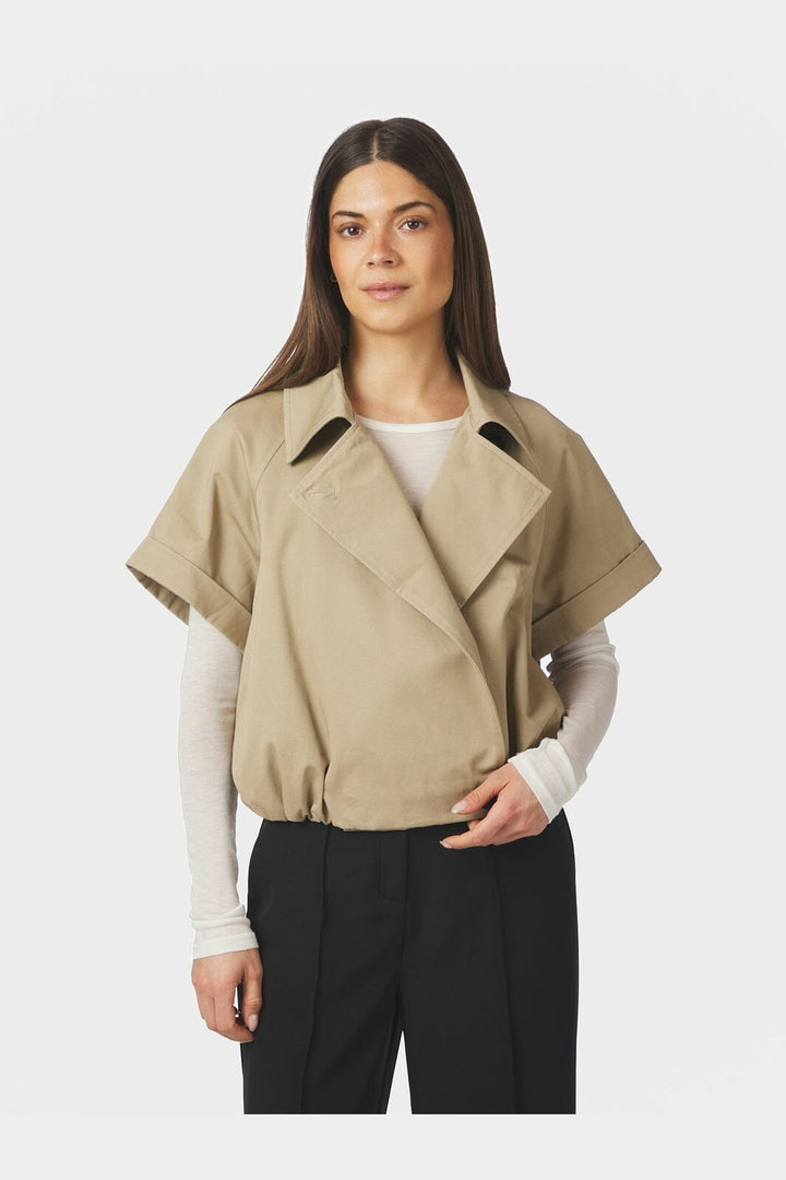 Neo Noir - Lisha Trench Vest 169835 - 214 - Taupe
