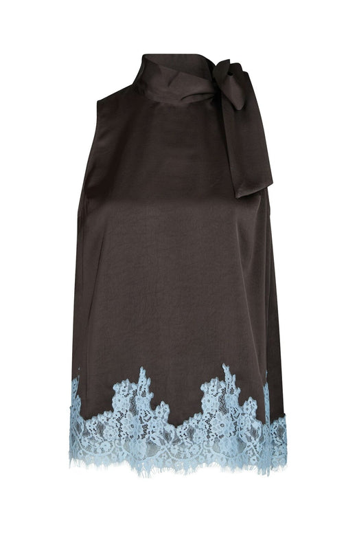 Neo Noir - Lorenz Lace Top 167826 - 676 - Dark Brown