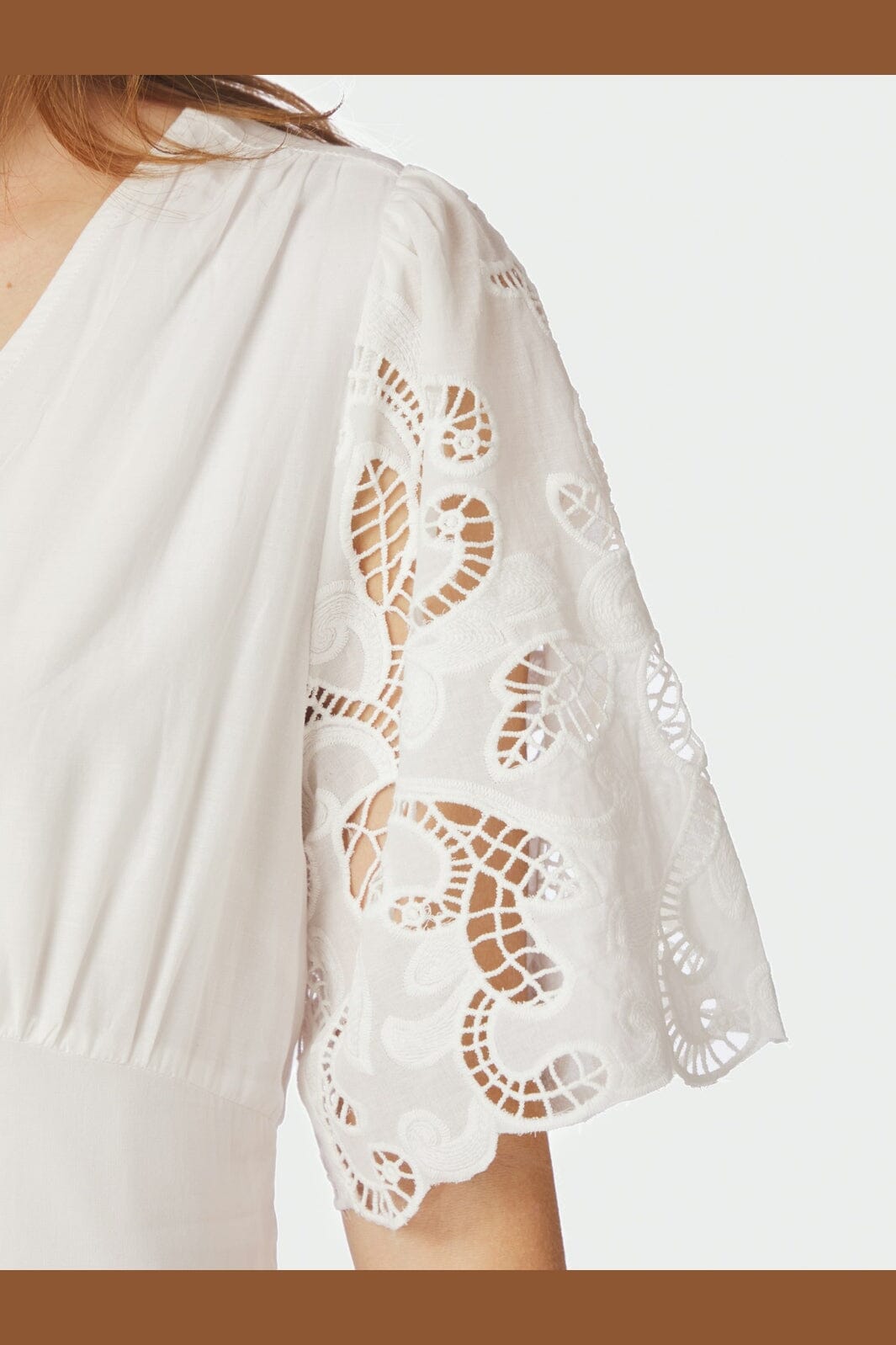 Neo Noir - Lunette Emb Dress 167819 - 120 - White