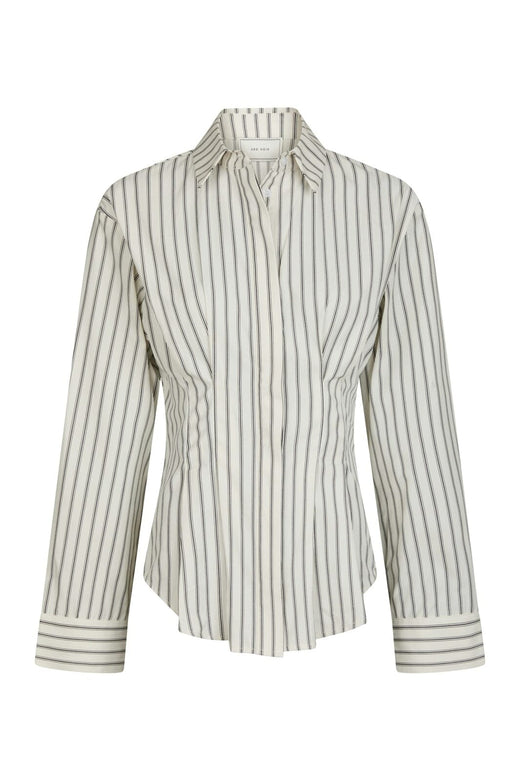 Neo Noir - Lytra Stripe Shirt 166689 - 666 - Black Striped