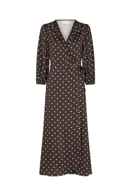 Neo Noir - Malinga Dot Dress 165909 - 676 - Dark Brown