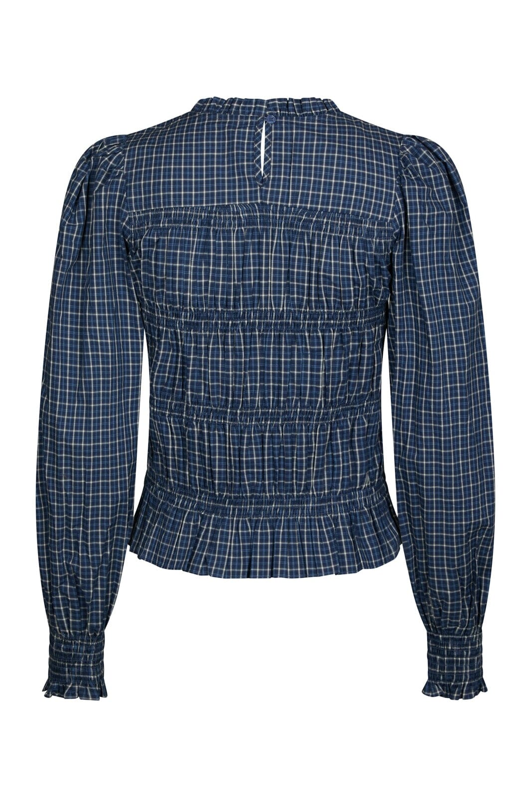 Neo Noir - Marcia Check Blouse 166893 - 140 - Blue