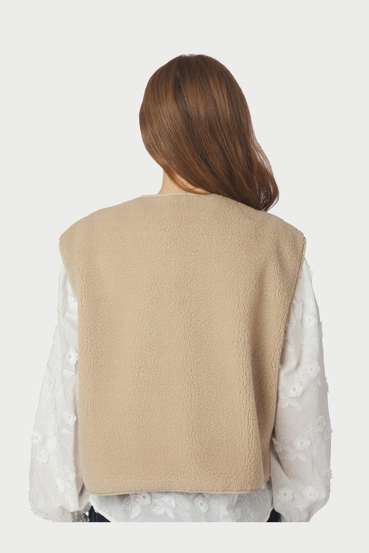 Neo Noir - Mariko Teddy Vest 164594 - 213 - Sand