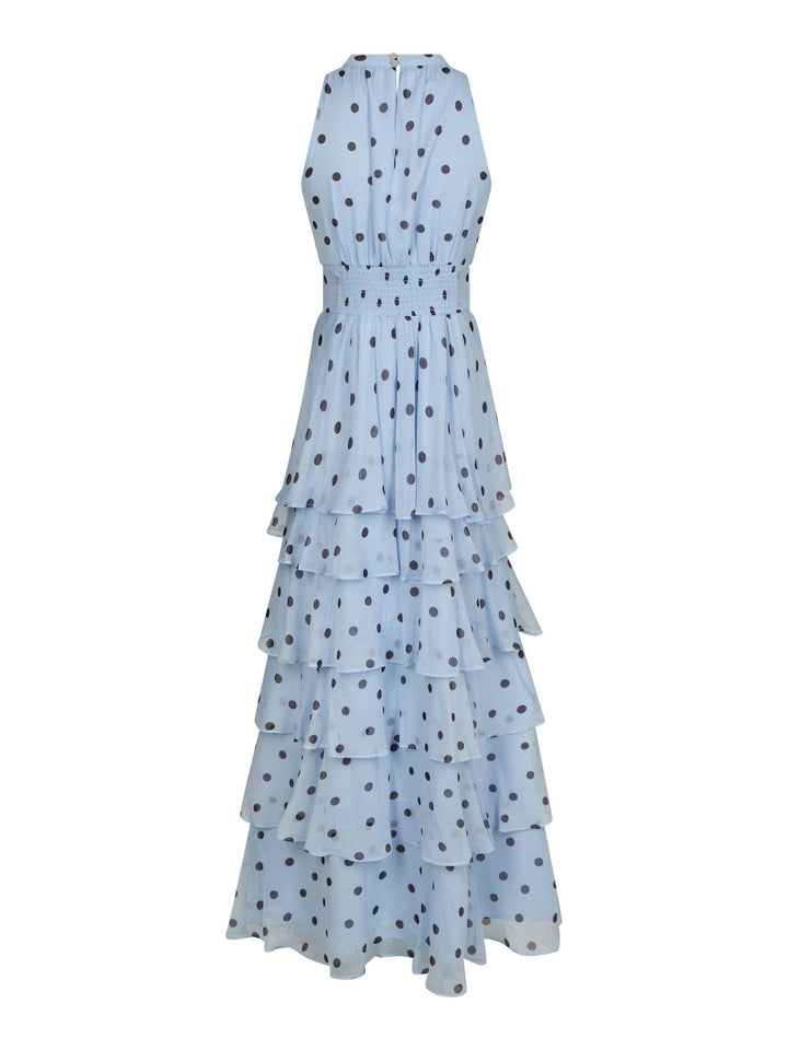 Neo Noir - Marli Big Dot Dress 167758 - 145 - Light Blue Kjoler 