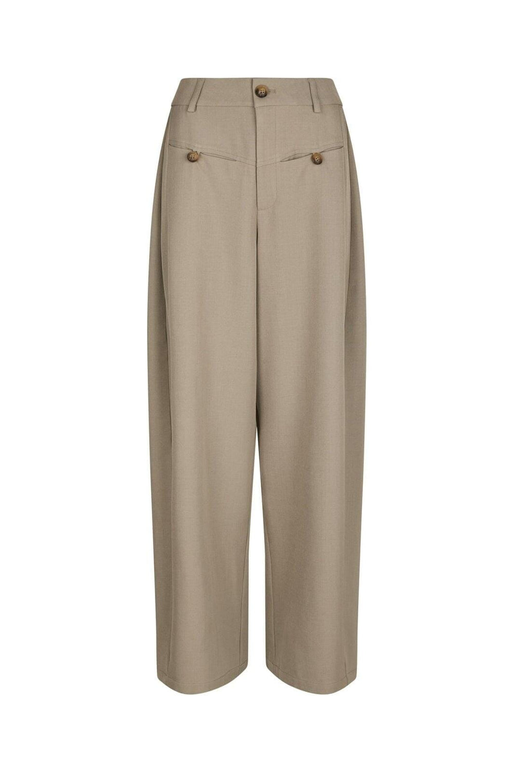 Neo Noir - Massie Structure Pants 165999 - 189 - Warm Grey