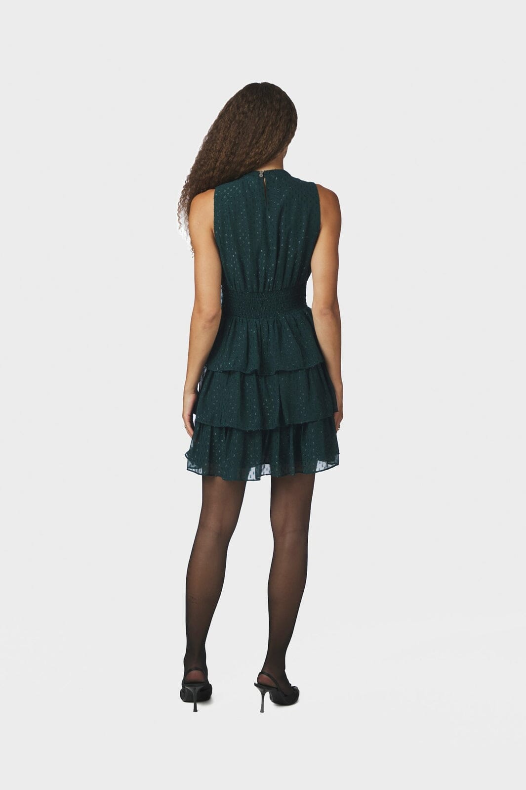 Neo Noir - May Glitz Dress 167040 - 591 - Deep Green