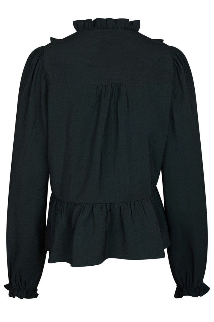 Neo Noir - Melfy Structure Blouse 166695 - 141 - Navy