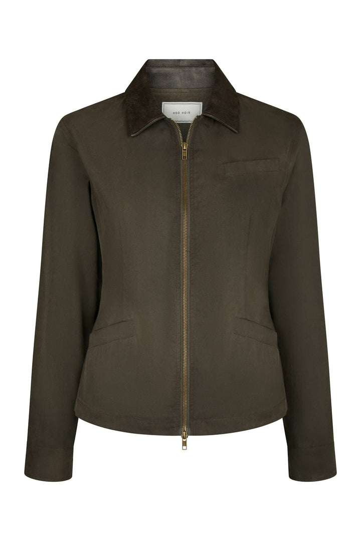 Neo Noir - Mexa Coated Jacket 166193 - 157 - Dusty Army