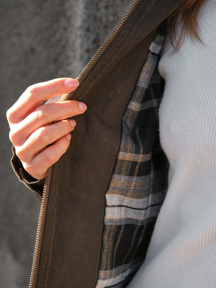 Neo Noir - Mexa Coated Jacket 166193 - 157 - Dusty Army Blazere 