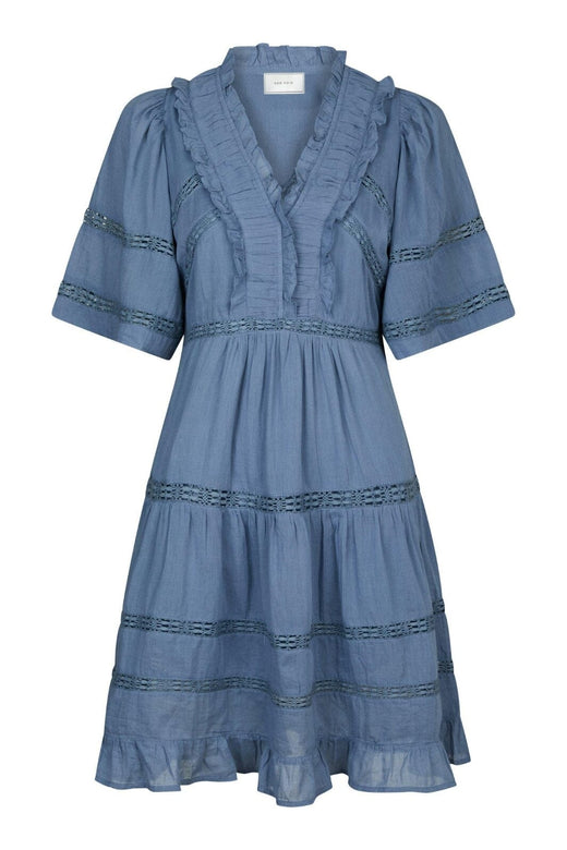 Neo Noir - Milene S Voile Dress 165528 - 407 - Smoke Blue
