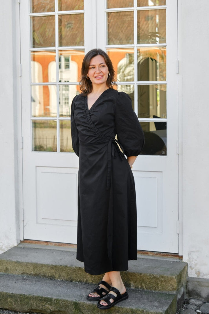 Neo Noir - Minga Poplin Dress 165266 - 100 - Black Kjoler 