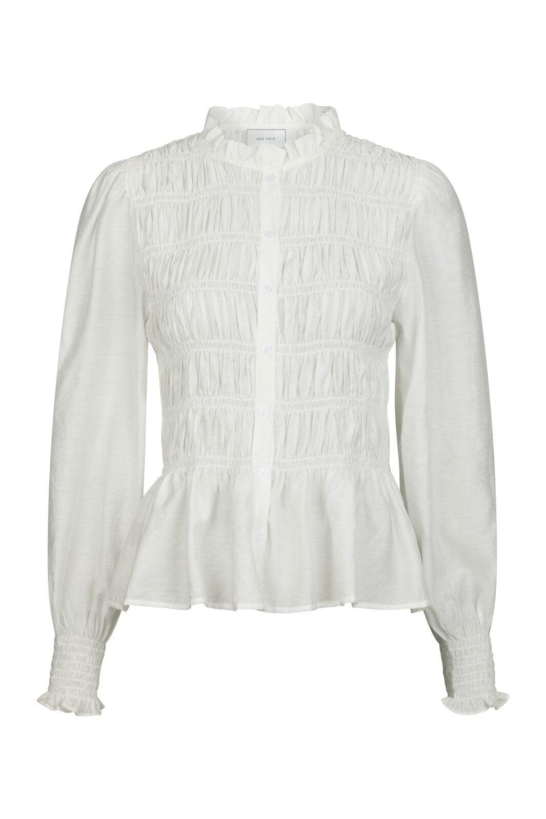 Neo Noir - Mocca Smock Blouse 166155 - 121 - Off White