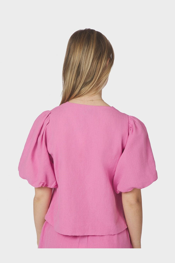 Neo Noir - Moisa Linen Blouse 169314 - 170 - Pink
