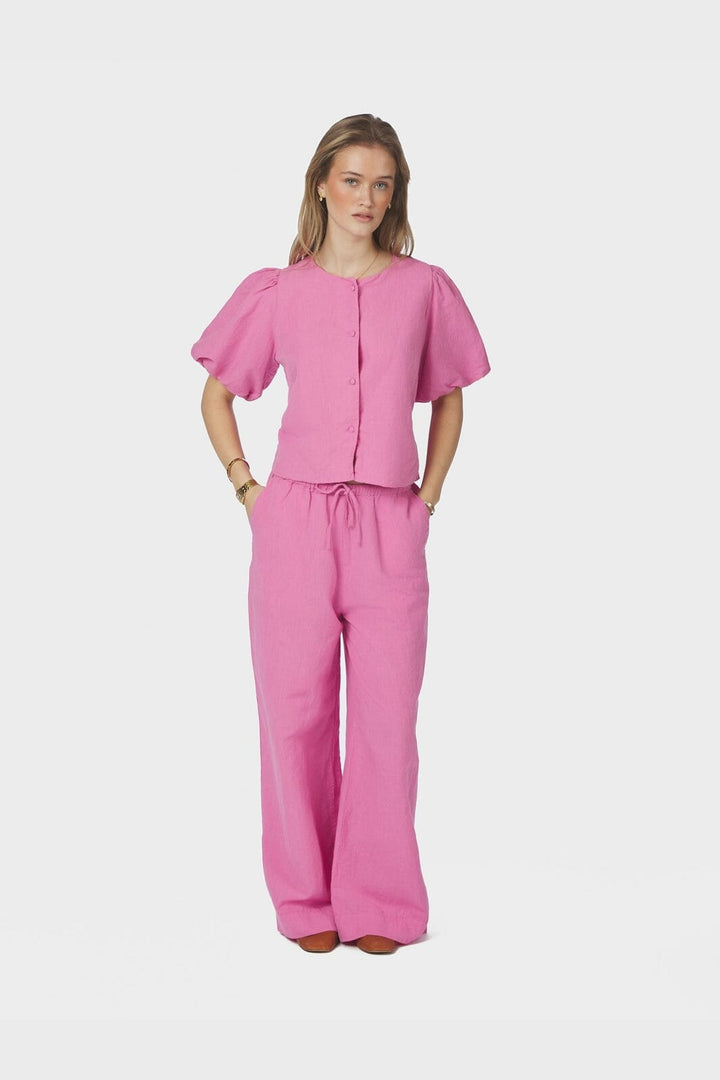 Neo Noir - Moisa Linen Blouse 169314 - 170 - Pink