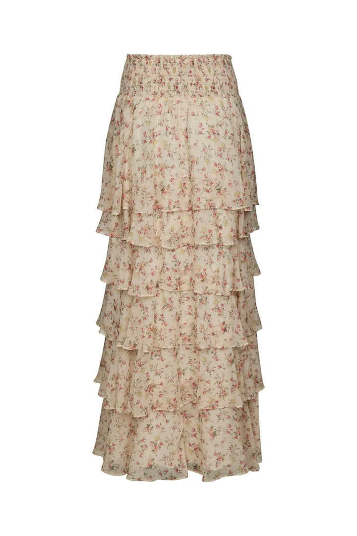 Neo Noir - Morris Meadow Printed Skirt 166447 - 122 - Creme