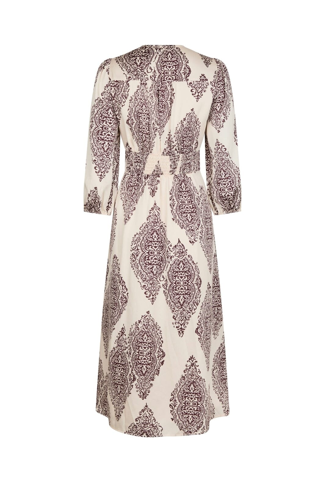 Neo Noir - Olana Paisley Drop Dress 166207 - 174 - Burgundy