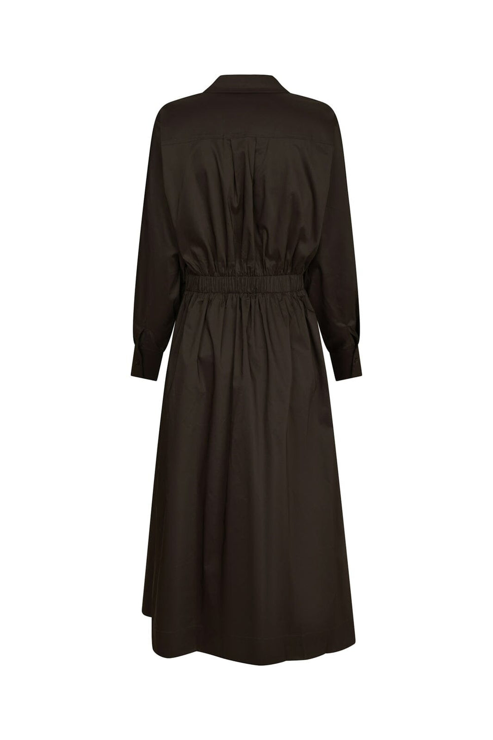 Neo Noir - Ottana Poplin Dress 168079 - 584 - Chocolate Brown