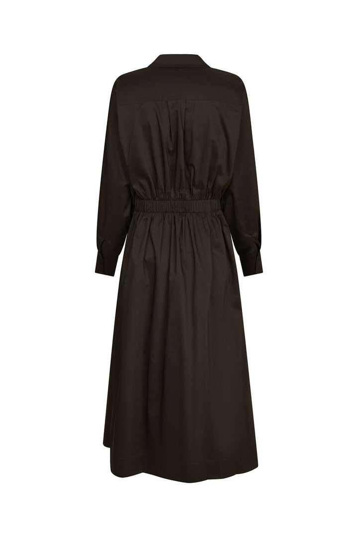 Neo Noir - Ottana Poplin Dress 168079 - 584 - Chocolate Brown