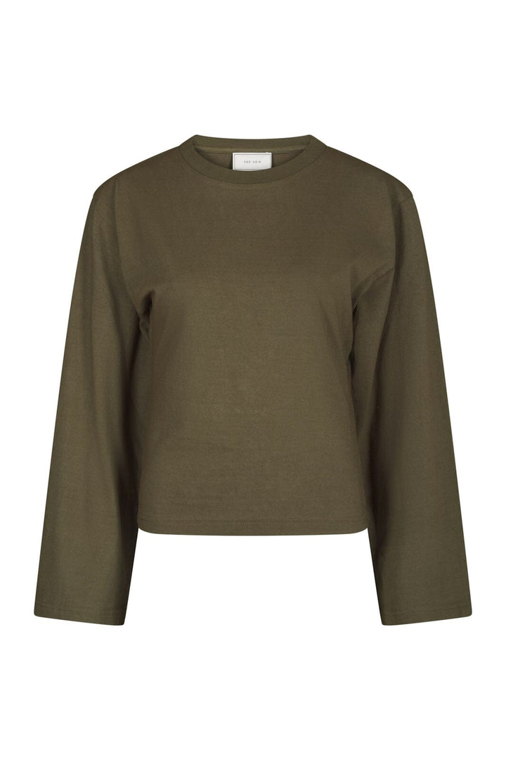 Neo Noir - Paska Boxy Long Tee 165973 - 151 - Army