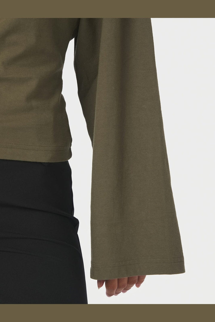 Neo Noir - Paska Boxy Long Tee 165973 - 151 - Army