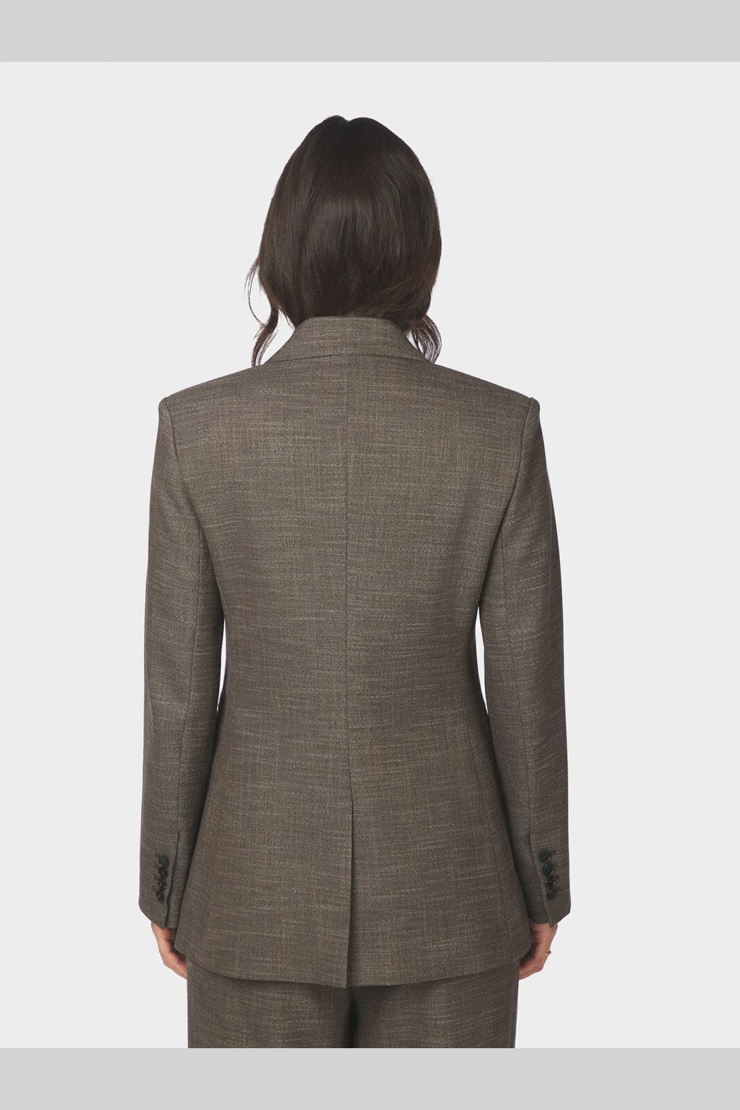 Neo Noir - Perine Structure Twill Blazer 169714 - 811 - Dark Taupe