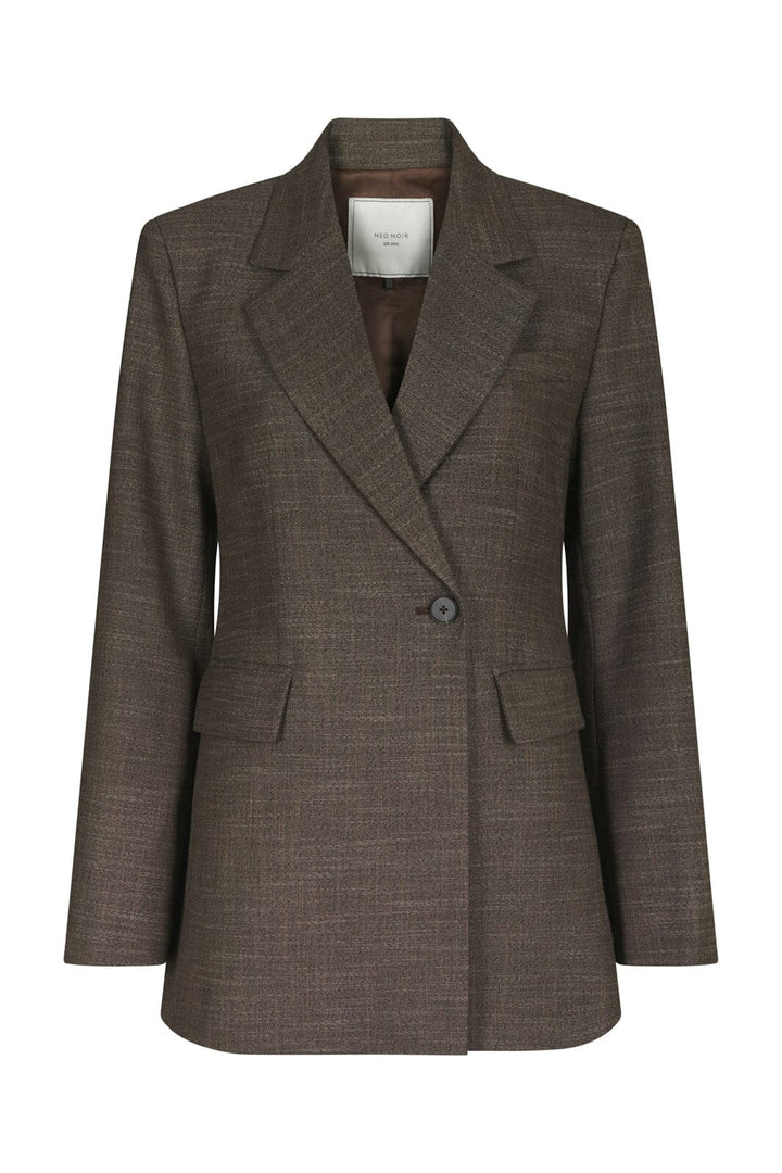 Neo Noir - Perine Structure Twill Blazer 169714 - 811 - Dark Taupe