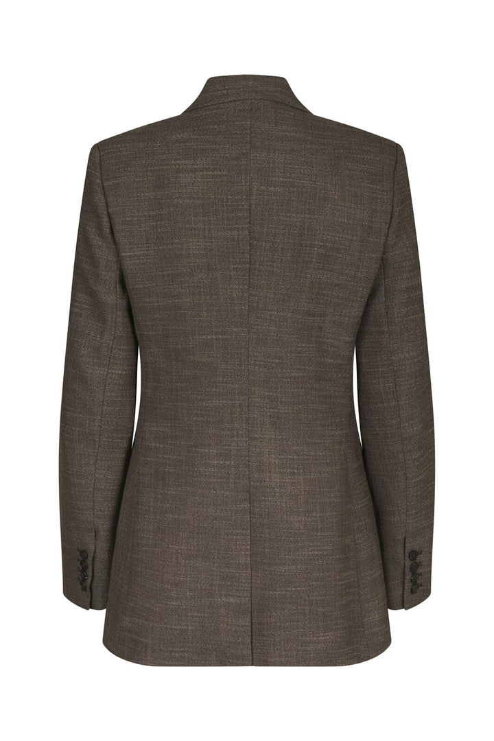 Neo Noir - Perine Structure Twill Blazer 169714 - 811 - Dark Taupe