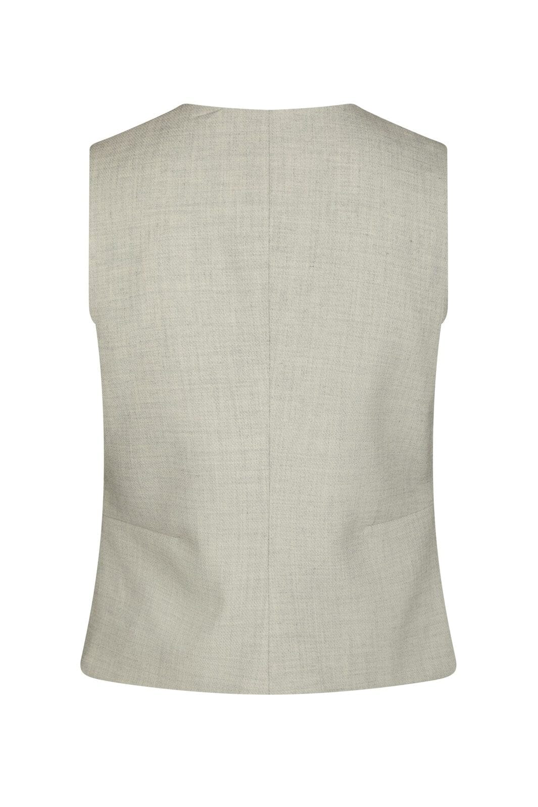 Neo Noir - Philippe Melange Waistcoat 165300 - 194 - Stone Melange