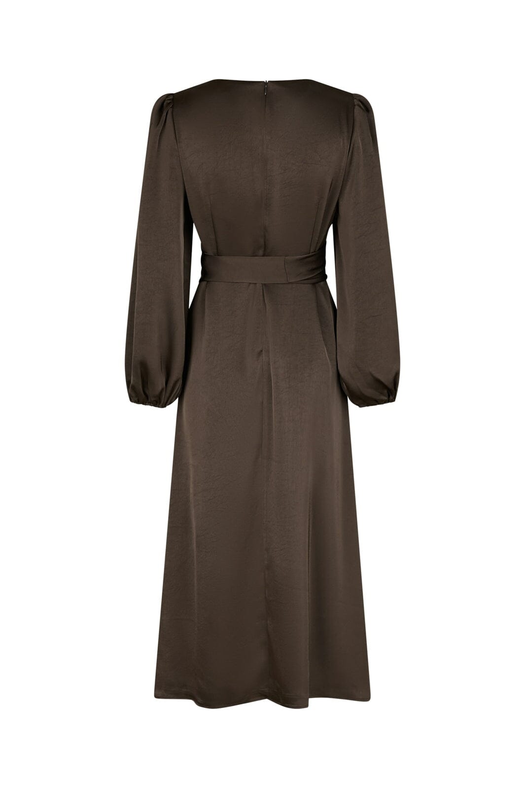 Neo Noir - Rimini Heavy Sateen Dress 163039 - 676 - Dark Brown