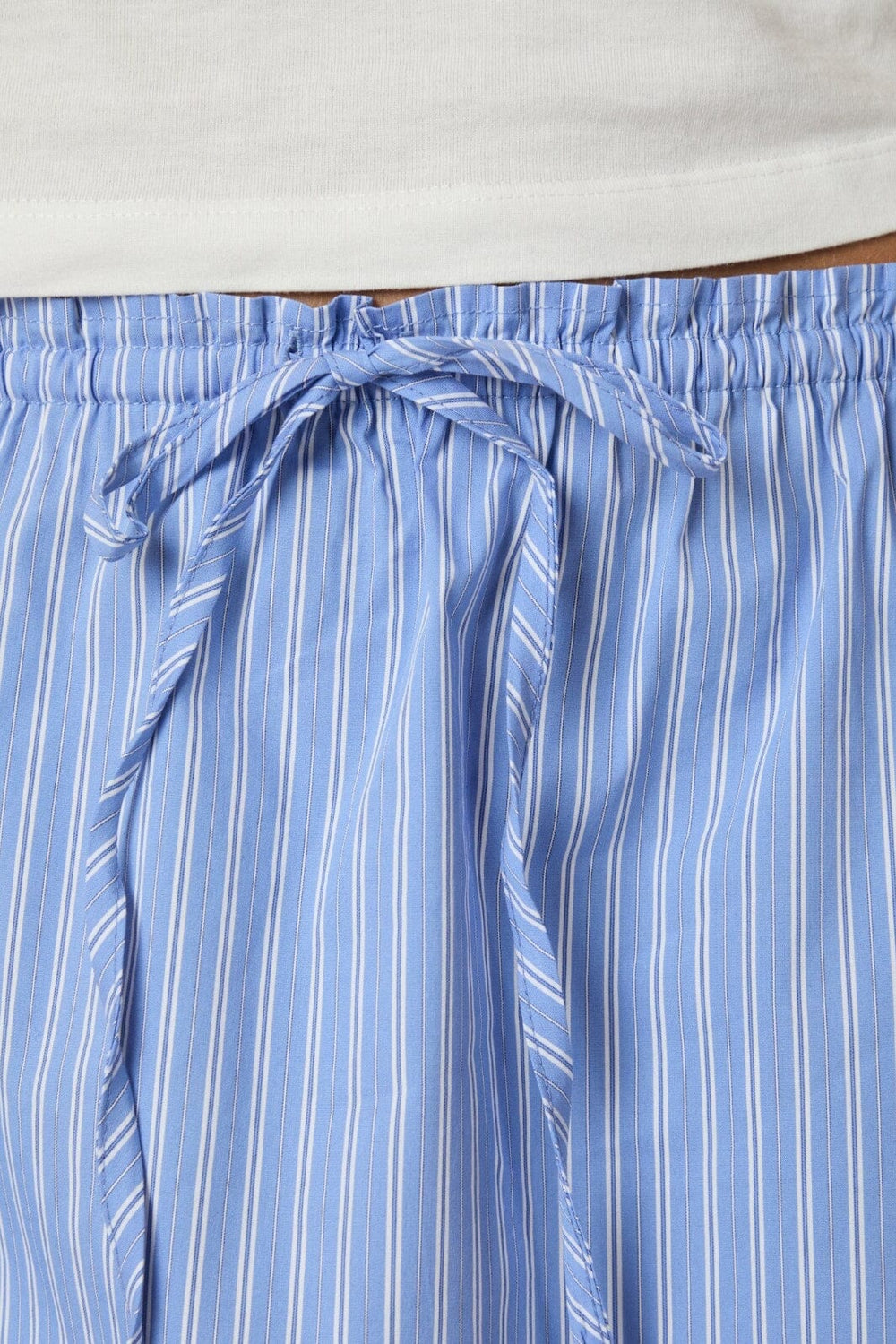 Neo Noir - Rimona Stripe Skirt 166086 - 145 - Light Blue