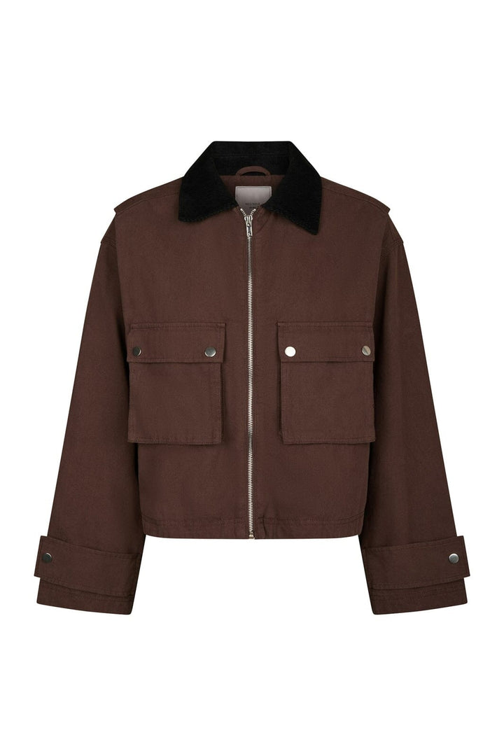 Neo Noir - Rivera Canvas Boxy Jacket 164402 - 210 - Brown