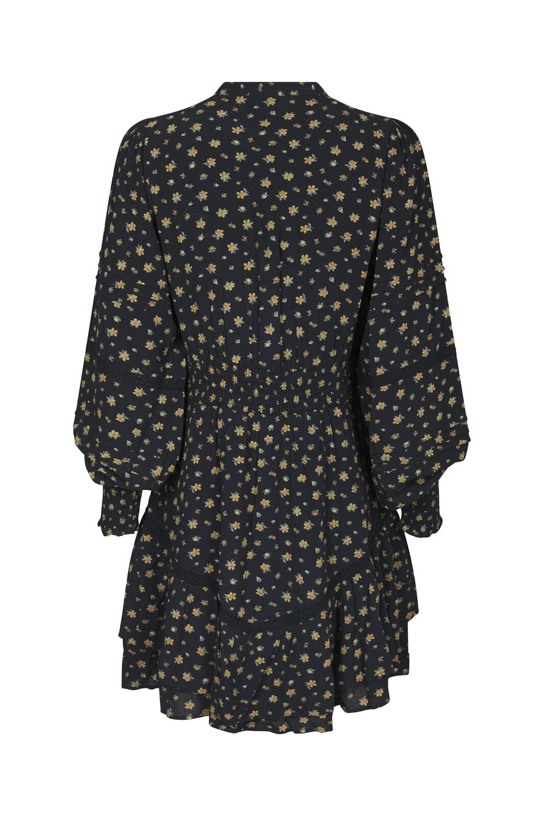 Neo Noir - Roberta Small Flower Dress 170527 - 100 - Black