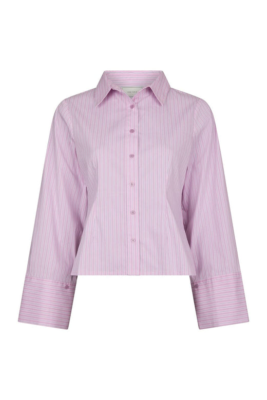 Neo Noir - Rosa Shadow Stripe Shirt 166611 - 754 - Light Pink