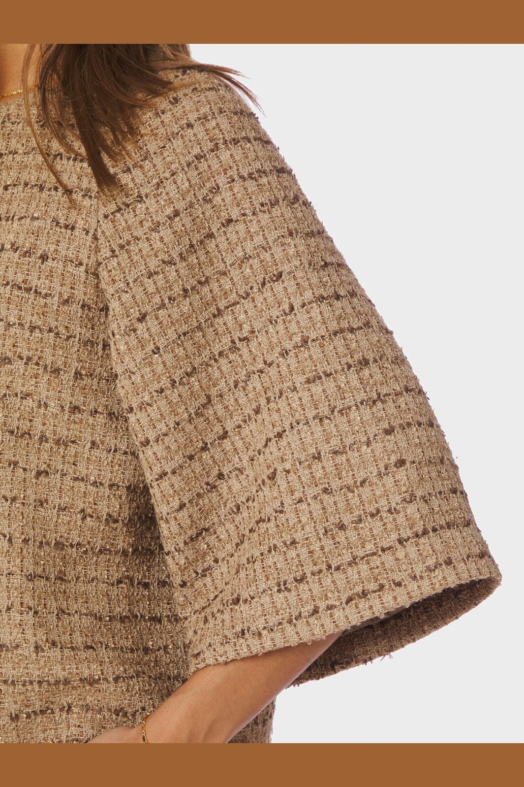 Neo Noir - Rosella Boucle Mini Jacket 166488 - 214 - Taupe