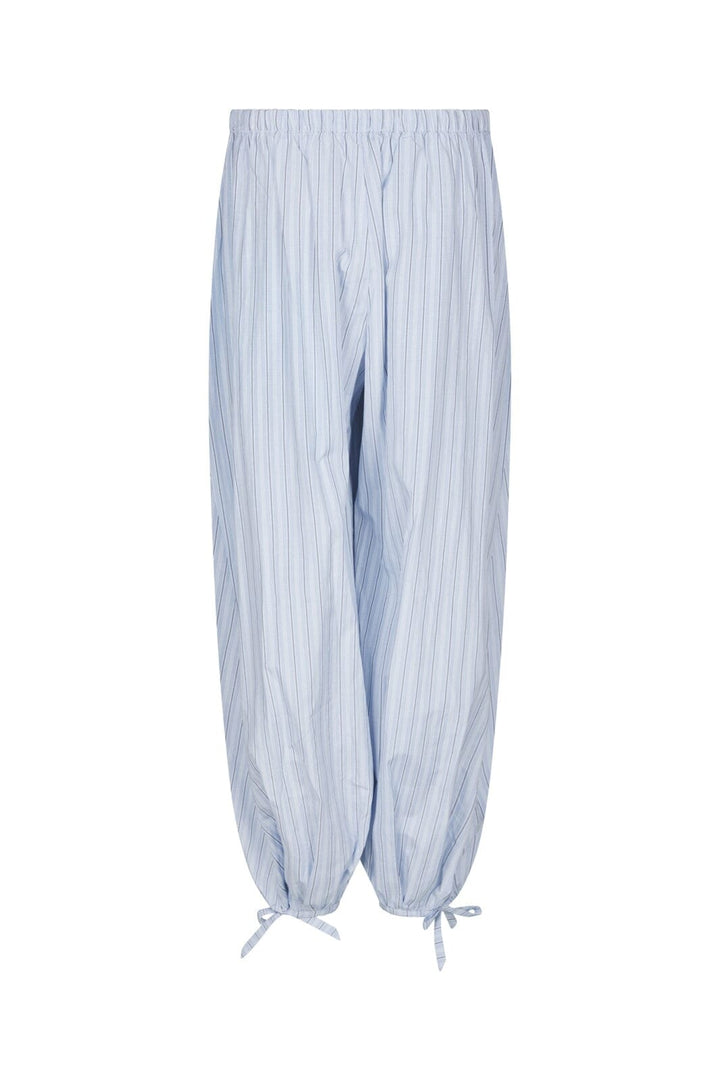 Neo Noir - Roxane Balloon Double Stripe Pants 168432 - 145 - Light Blue