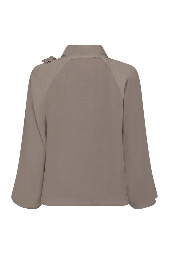 Neo Noir - Saline Blouse 170979 - 189 - Warm Grey