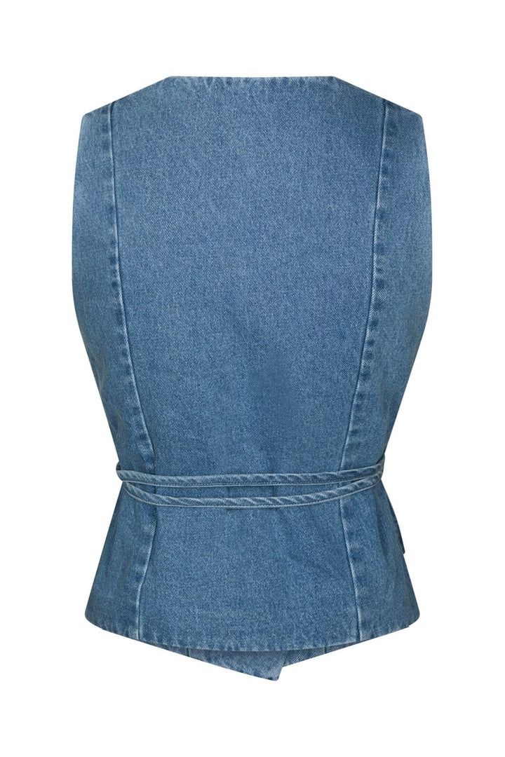 Neo Noir - Samara Denim Waistcoat 168983 - 140 - Blue