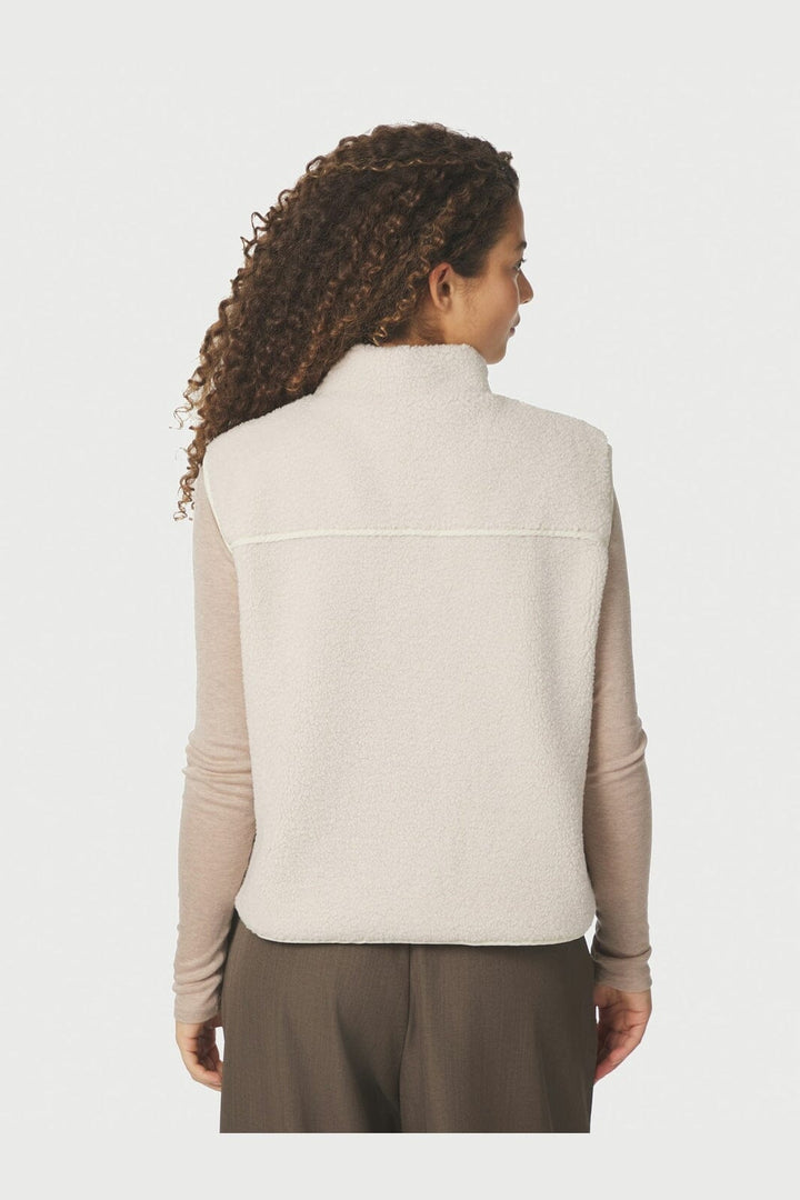 Neo Noir - Scout Teddy Waistcoat 155725 - 436 - Ivory/Ivory