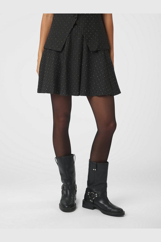 Neo Noir - Selah B Pinstripe Skirt 166069 - 132 - Antracit