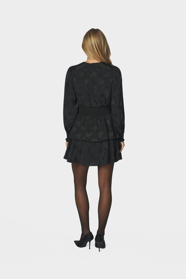 Neo Noir - Sigga Jacquard Dress 170546 - 100 - Black