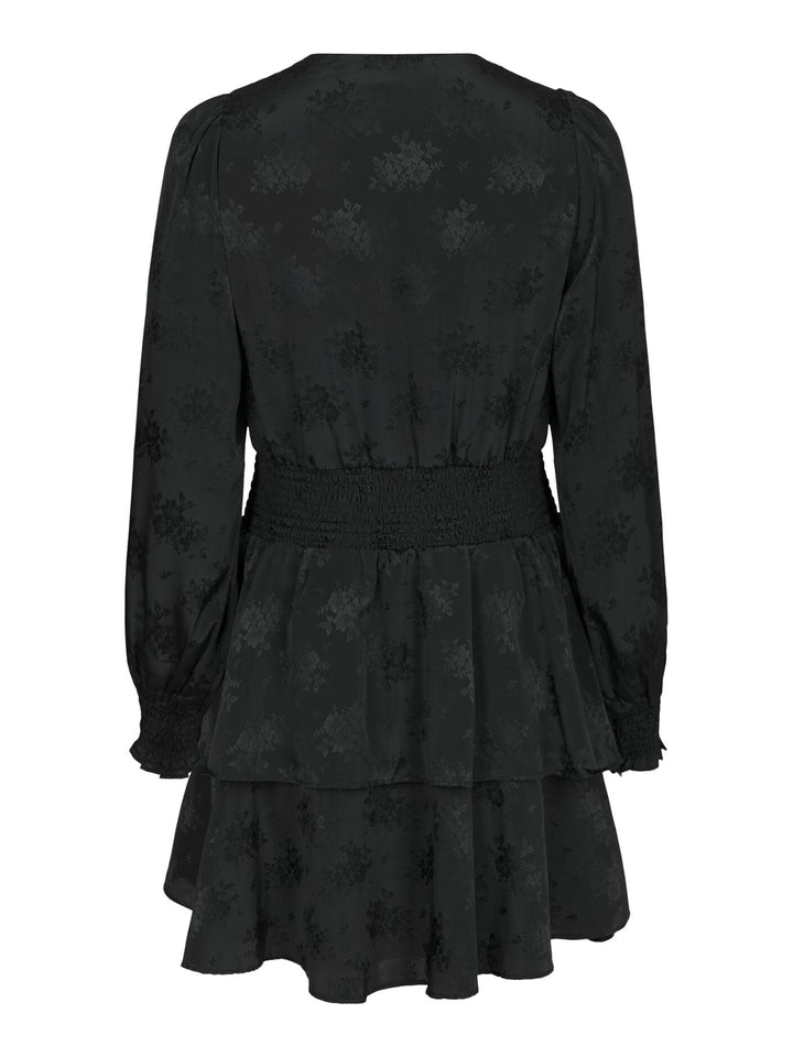 Neo Noir - Sigga Jacquard Dress 170546 - 100 - Black Kjoler 