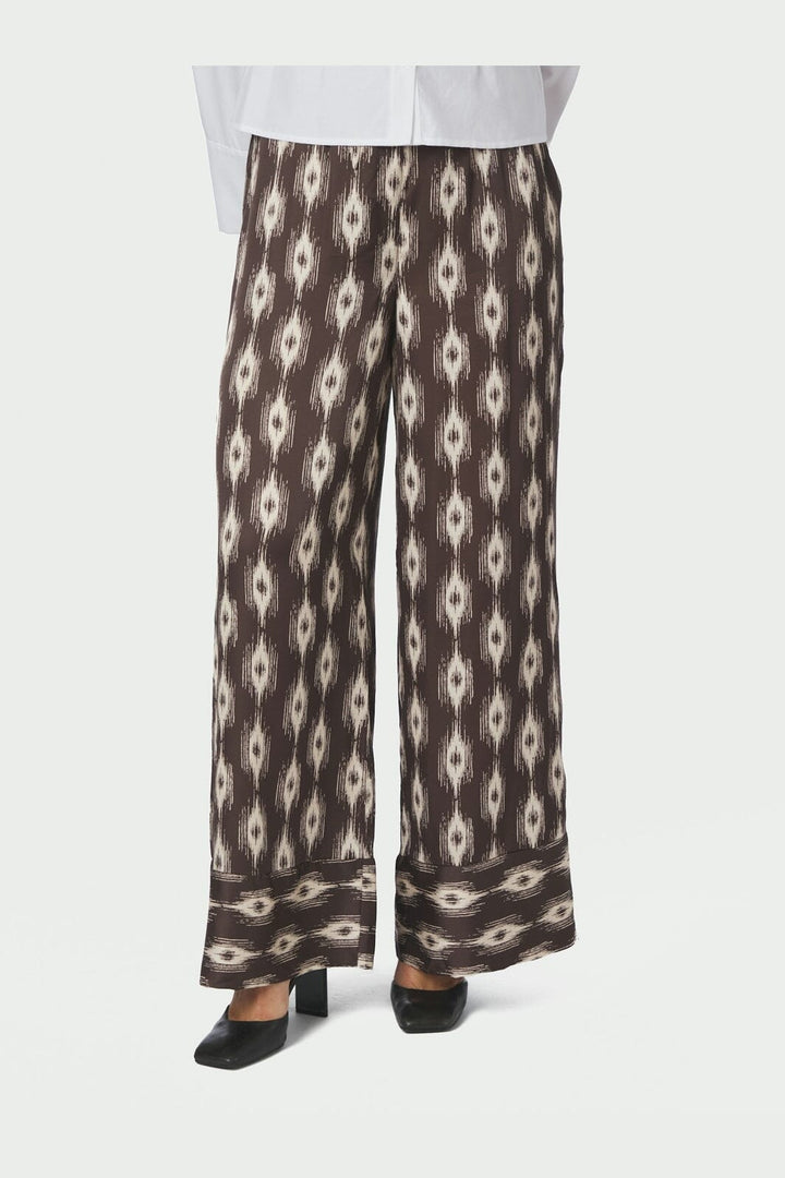 Neo Noir - Sora Ikat Pants 170975 - 676 - Dark Brown