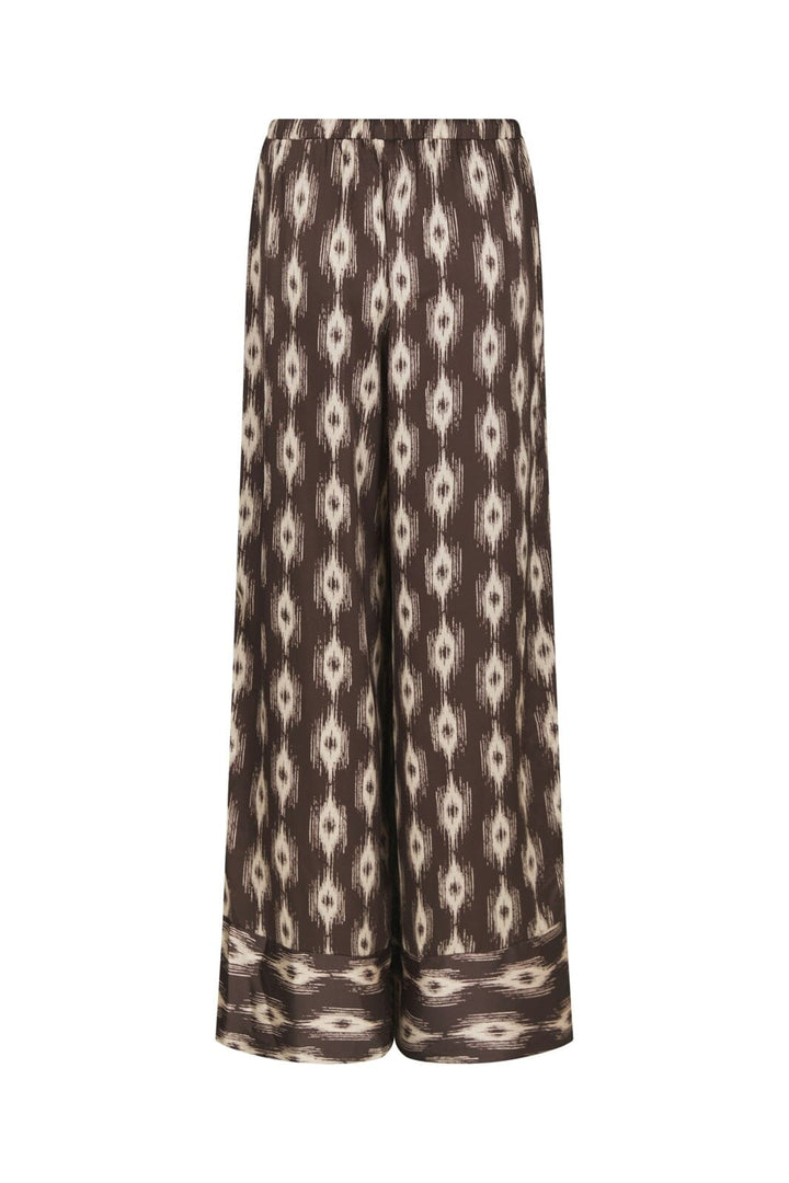 Neo Noir - Sora Ikat Pants 170975 - 676 - Dark Brown