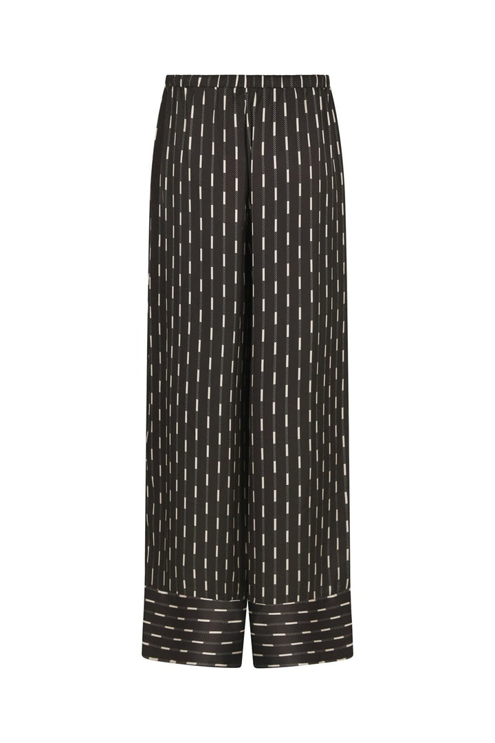 Neo Noir - Sora Print Pants 169279 - 676 - Dark Brown
