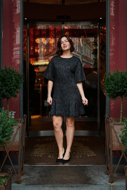 Neo Noir - Susie Boucle Dress 167094 - 100 - Black Kjoler 