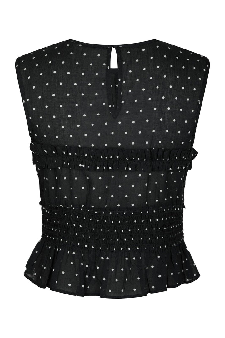 Neo Noir - Tiril Dot Top 166764 - 100 - Black