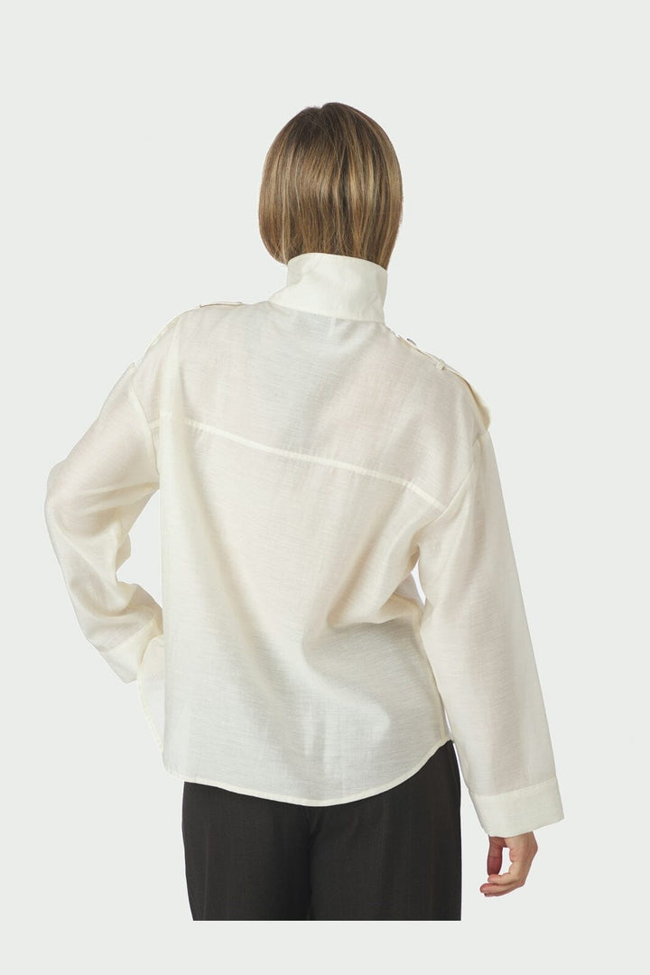 Neo Noir - Tracey Solid Shirt 169776 - 122 - Creme